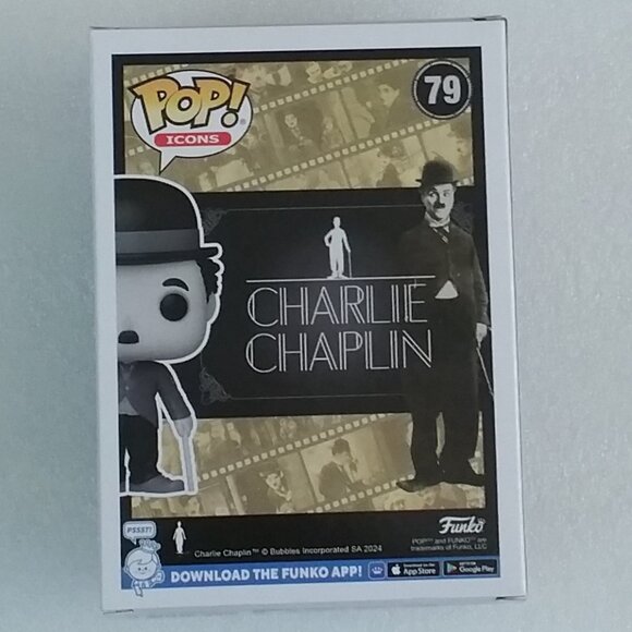 Charlie Chaplin Funko Pop! Vinyl Figure #79 - Picture 5 of 8